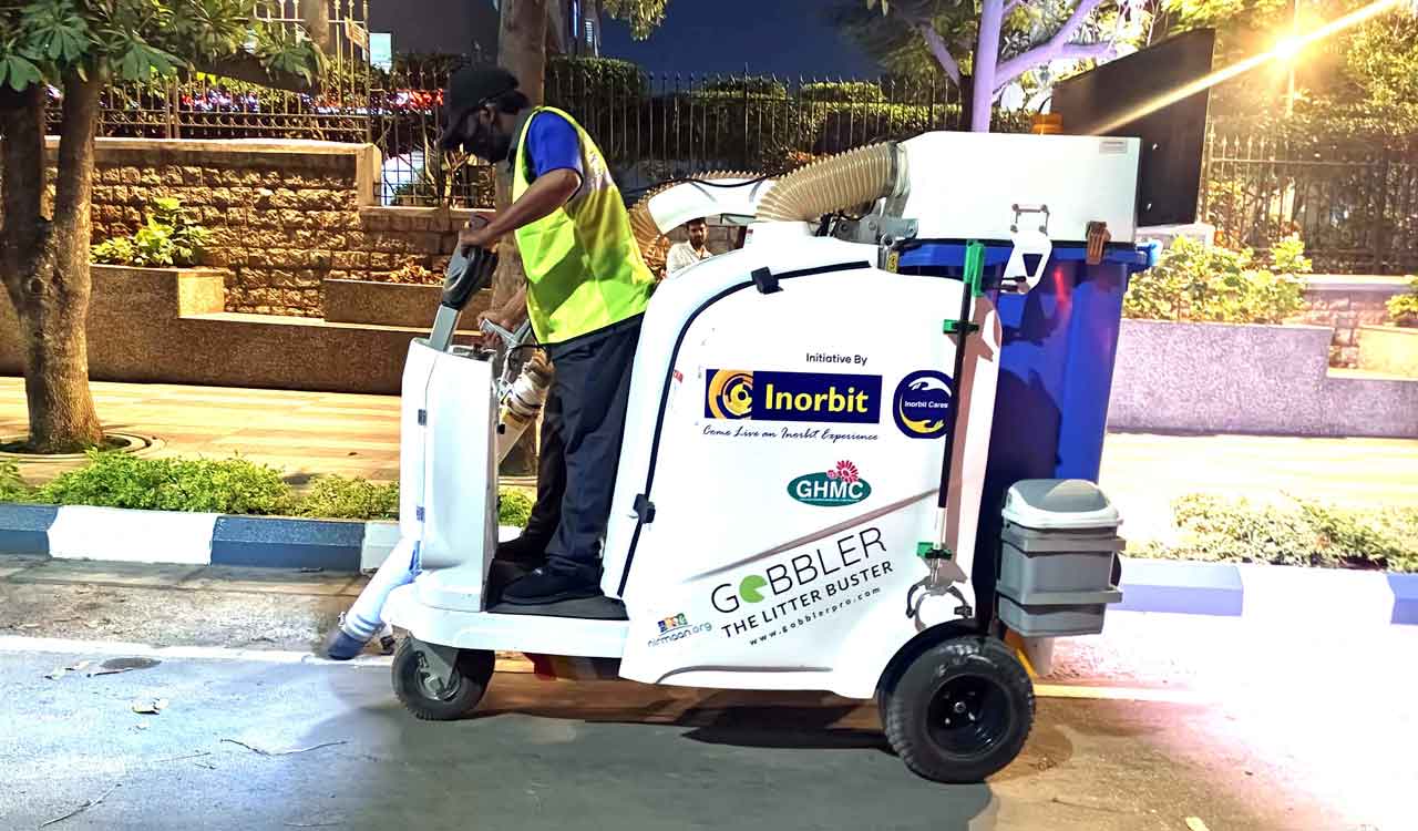 ‘Sparkling Cyberabad’ lifts 24,000 liters of dry litter in just one month