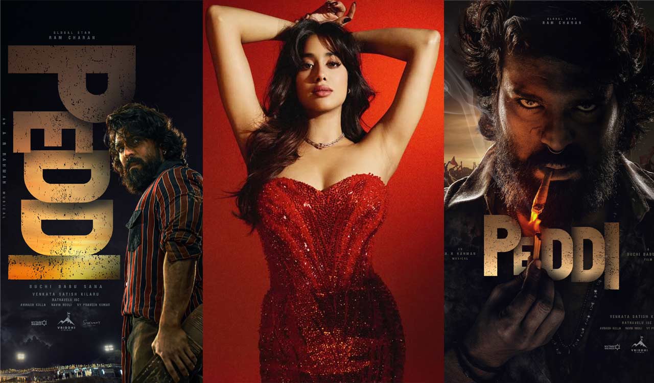 Janhvi Kapoor pens heartfelt birthday wish for Ram Charan, shares ‘Peddi’ first look posters