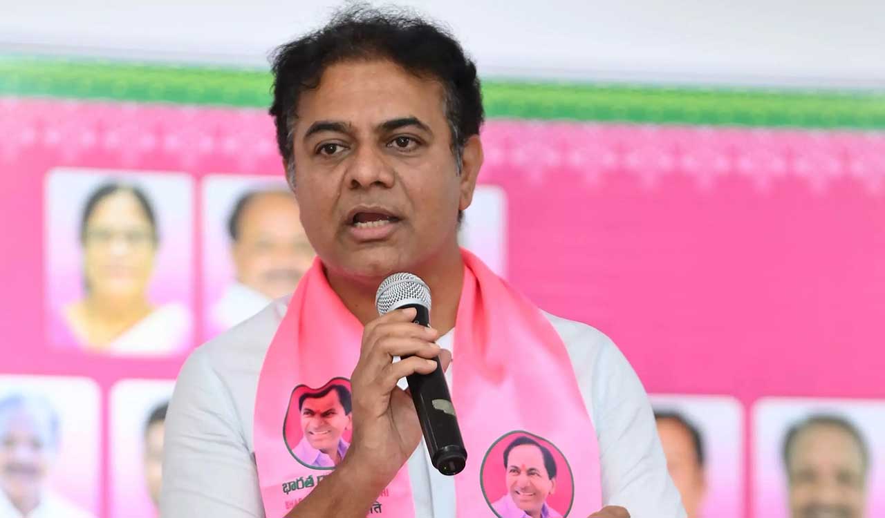 Telangana farmers in crisis as Congress abandons irrigation projects: KTR