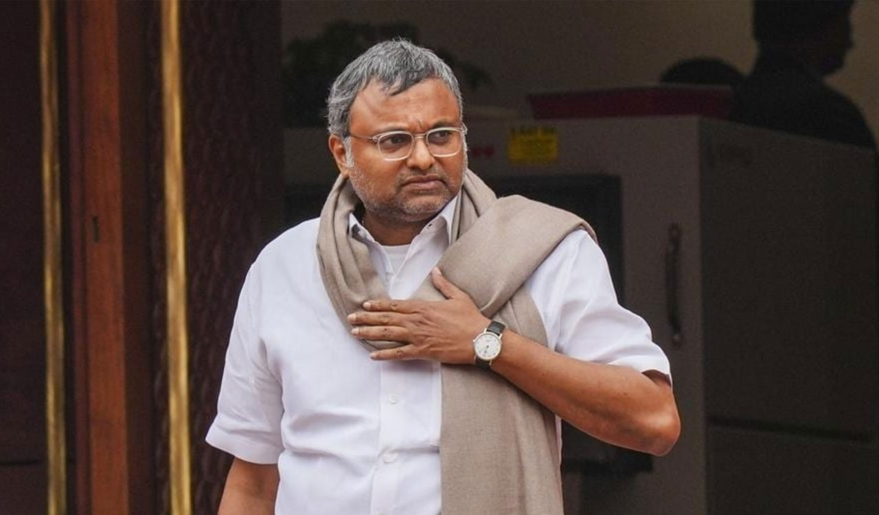 Congress MP Karthi Chidambaram comments on Hyderabad University issue