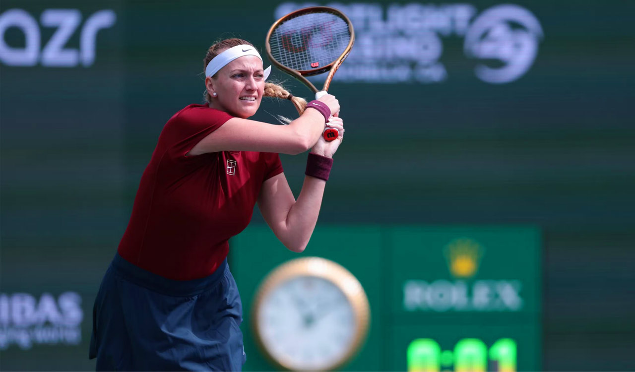 Petra Kvitova crashes out of Indian Wells in first round defeat to ...