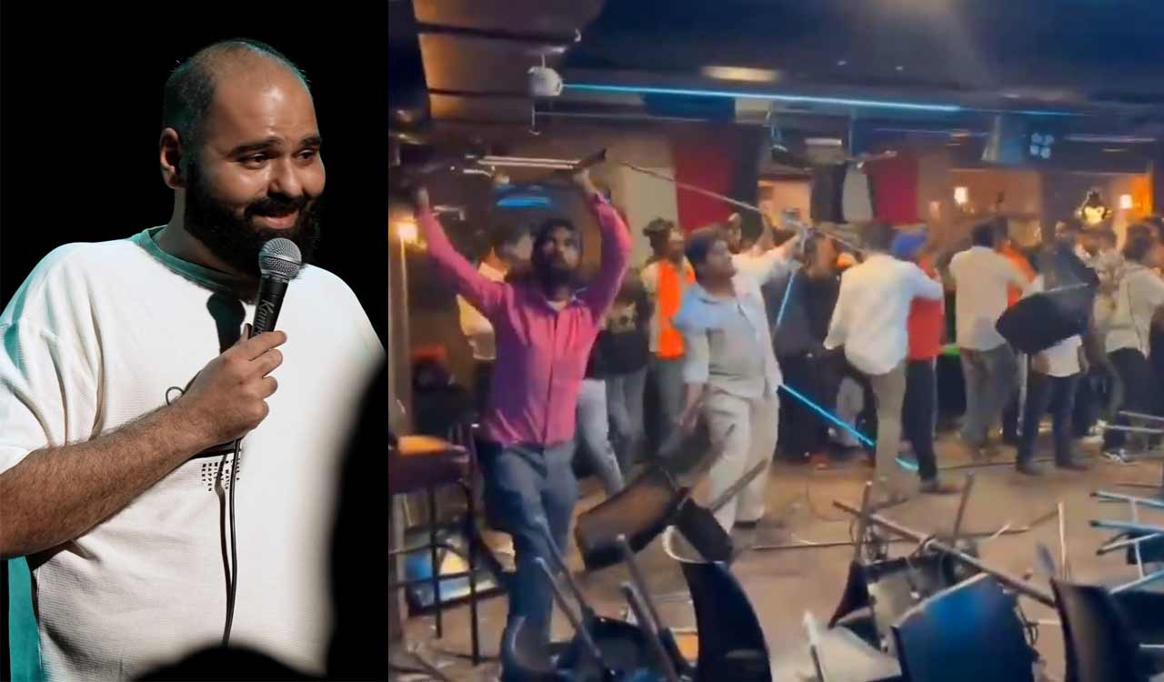 Mumbai Police register FIR against Kunal Kamra for defamatory remarks on Shinde; 40 Shiv Sena workers booked for vandalism