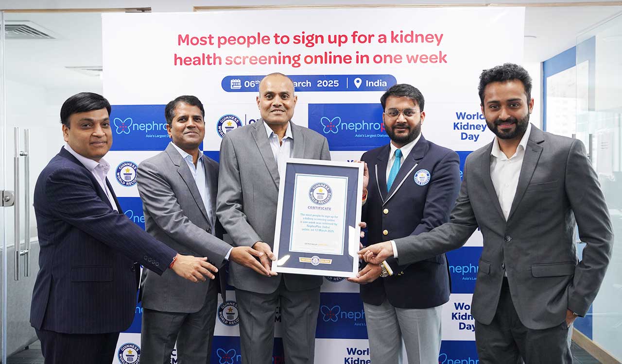 NephroPlus sets Guinness Record, enters Indian Book of Records for largest kidney screening drive