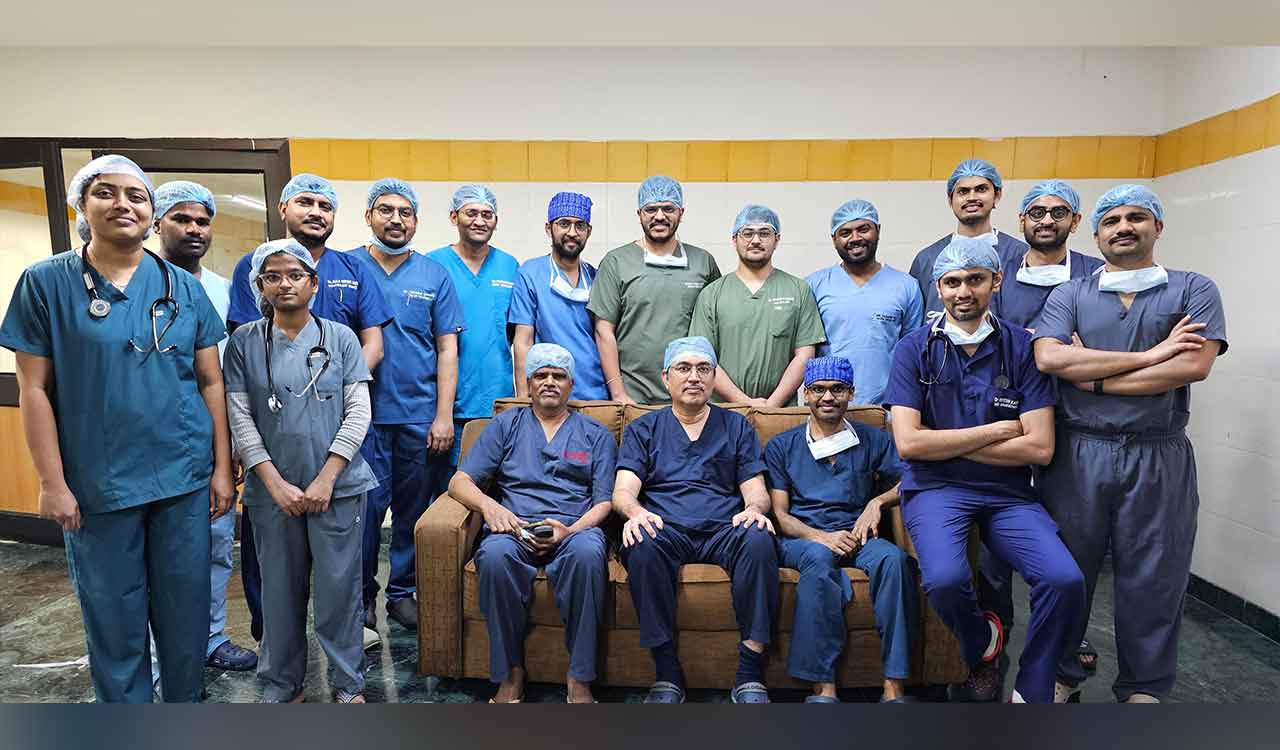 NIMS surgeons perform Robotic Kidney Transplant surgery
