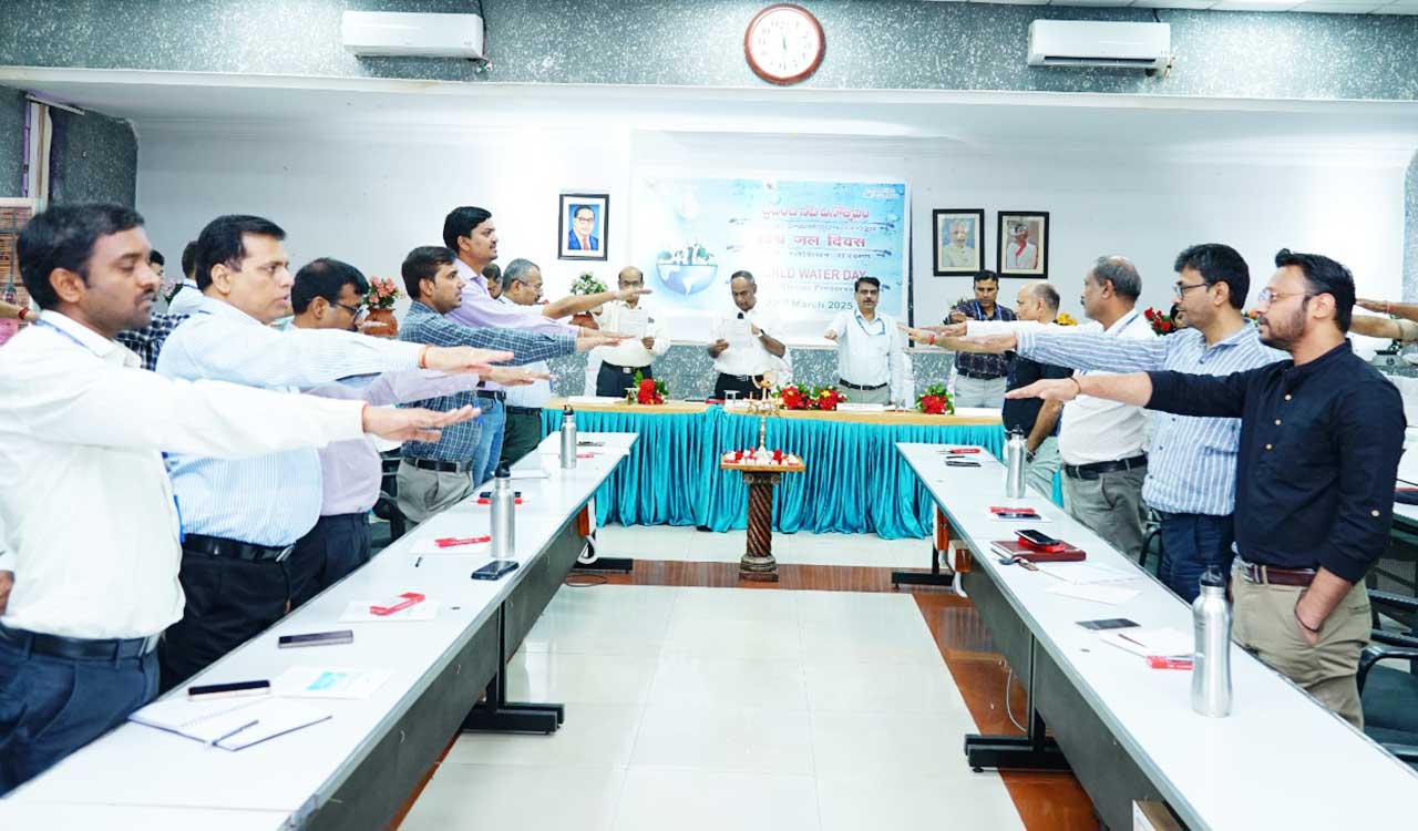 Telangana: National Thermal Power Corporation celebrates World Water Day