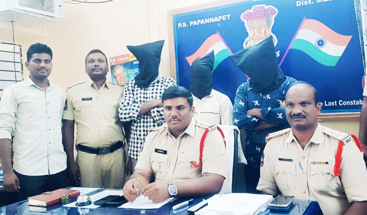 Telangana: Police arrest three persons for killing youth at Edupalaya in Medak district