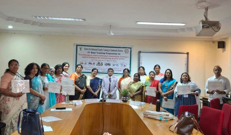 Pjtau 21-day Training Programme for faculty members of agricultural, horticultural and verterinarian universities
