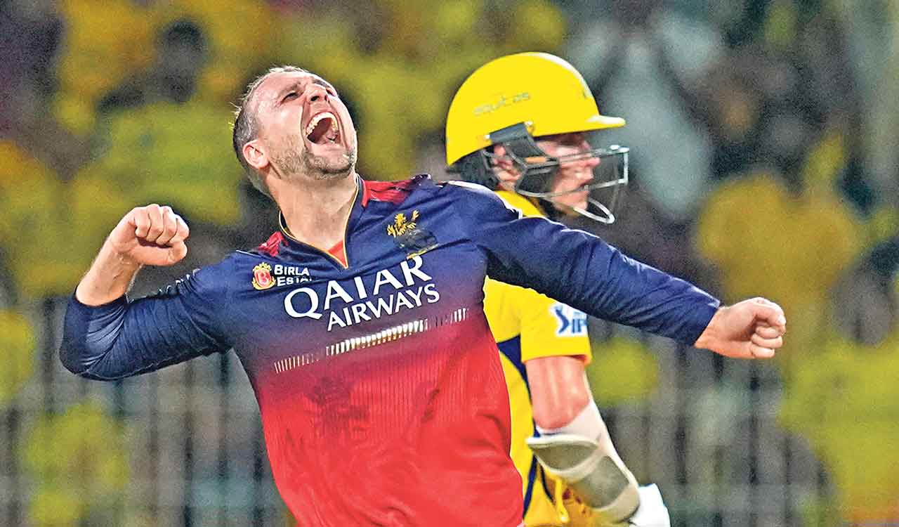 RCB chokes CSK in Chennai, ends 17-year wait for victory in Chepauk