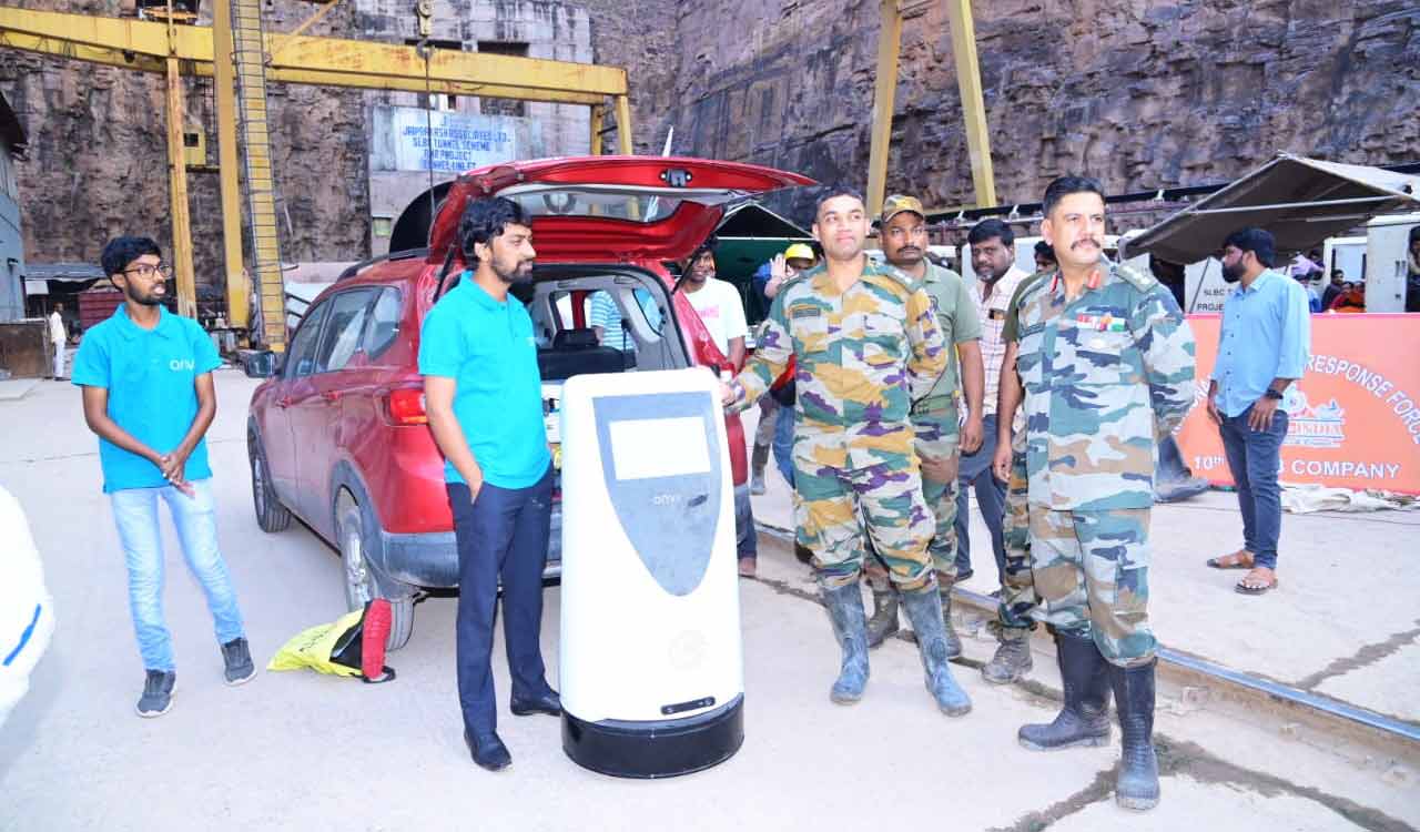 Robot helps speed up rescue operations at SLBC tunnel