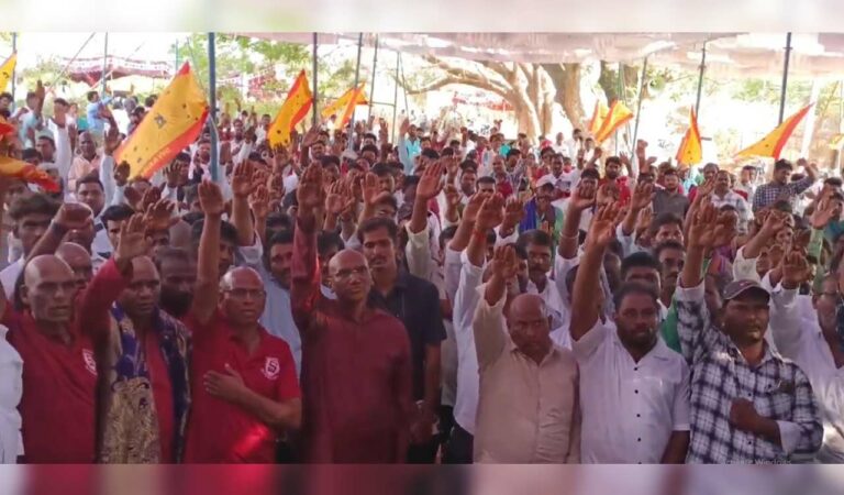 Swaeros founder RS Praveen Kumar launches ‘Bhim Deeksha’ in Nelakondapalli mandal in Khammam district.