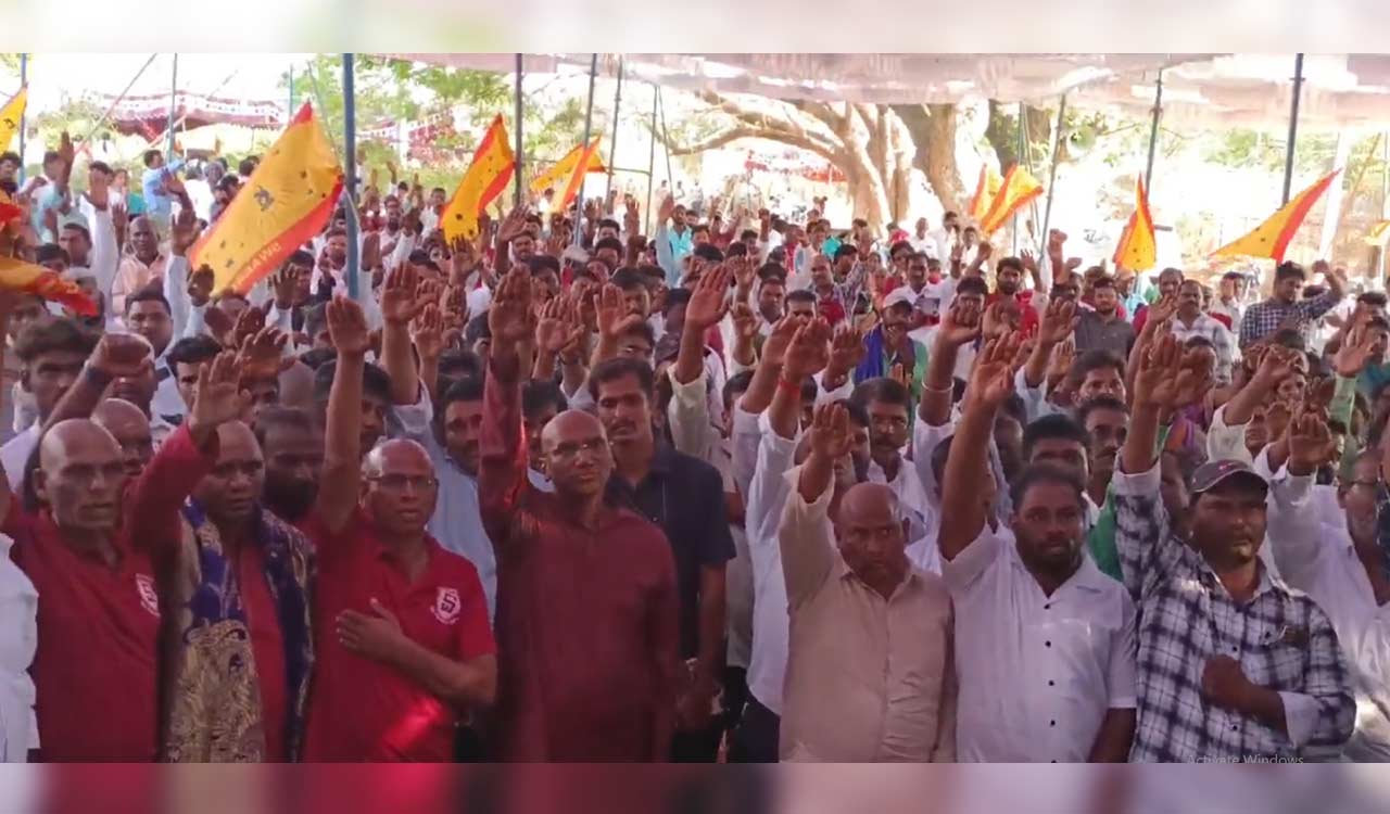 Telangana: Swaeros founder RS Praveen Kumar launches ‘Bhim Deeksha’ at Nelakondapalli Boudha Stupam