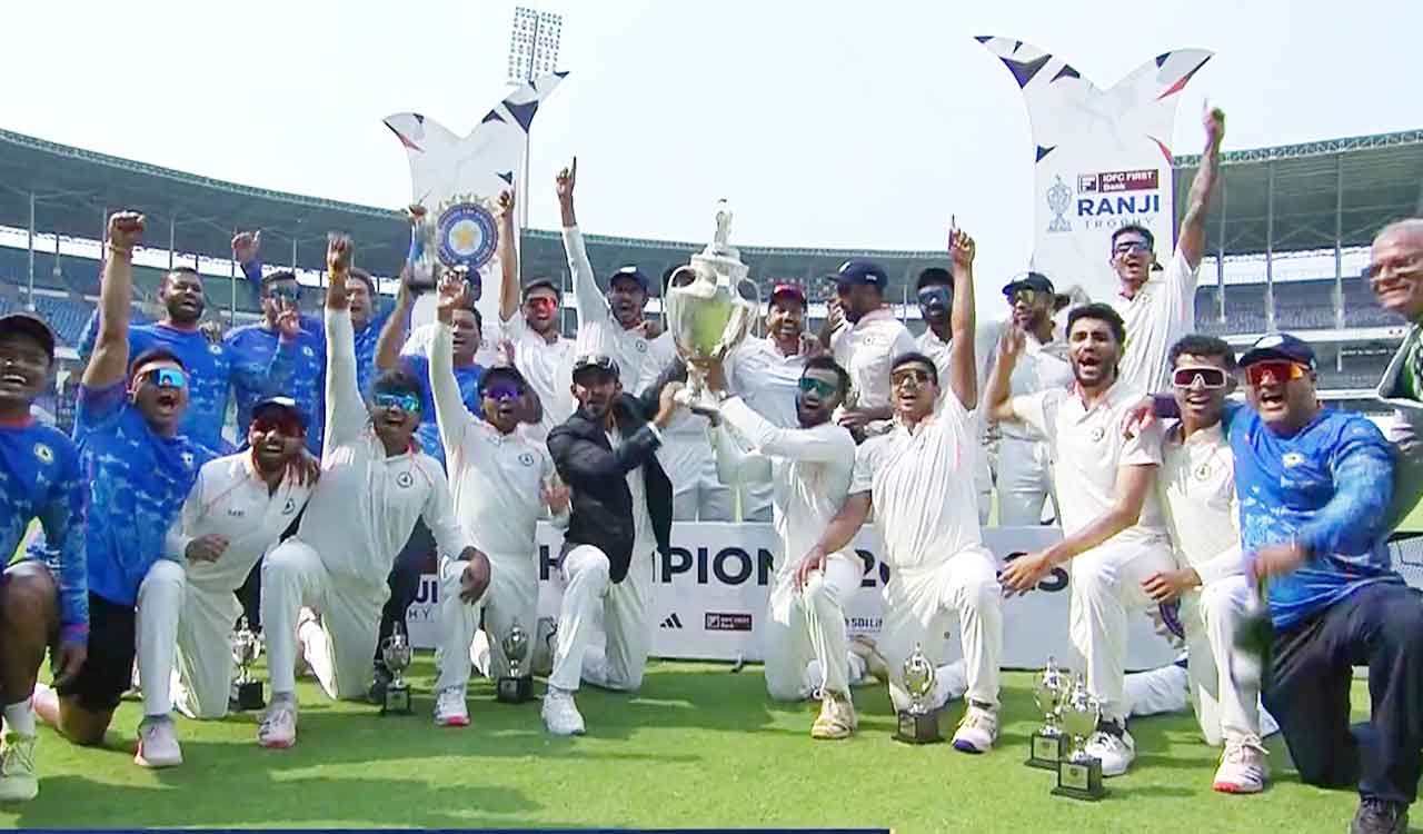Magnificiant Vidarbha muscles out Kerala in final clash, crowned Ranji champions for third time