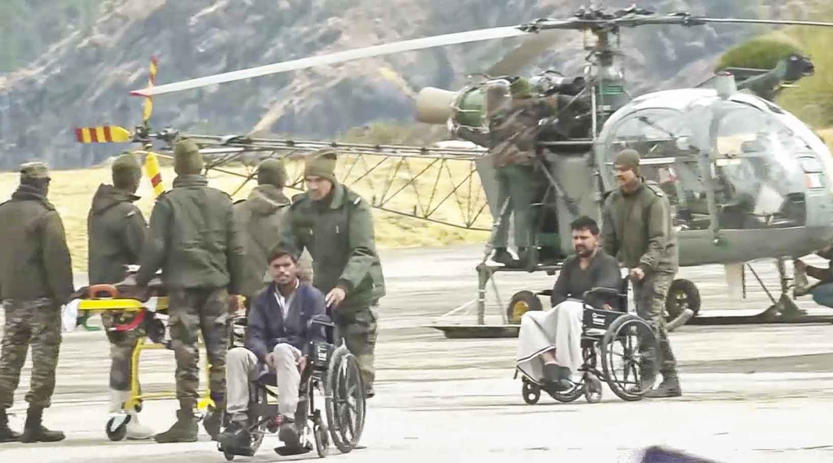 Uttarakhand avalanche: One labourer dies, 49 rescued; search on for remaining 5