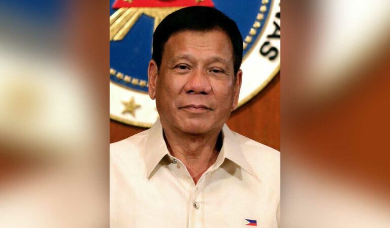 Former Philippine President Rodrigo Duterte