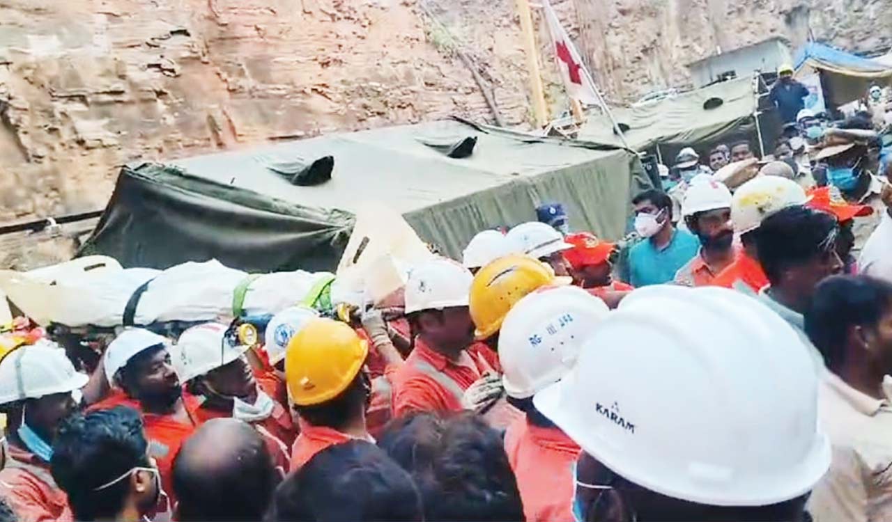 Telangana SLBC tunnel mishap: First body retrieved after 16 days of intensive rescue operations