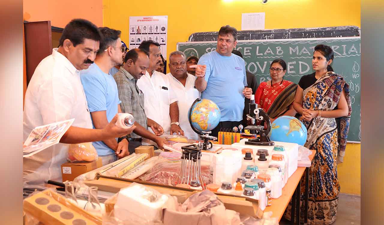 Sangareddy Collector calls on companies to support public education