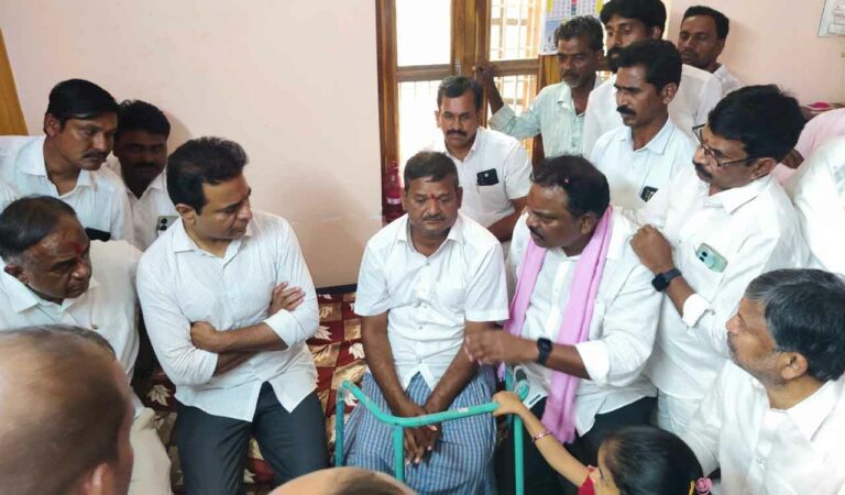 Former sarpanch who joined BRS detained by cops in Sircilla