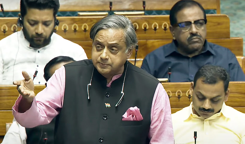 Finance Bill classic case of patchwork solutions: Shashi Tharoor