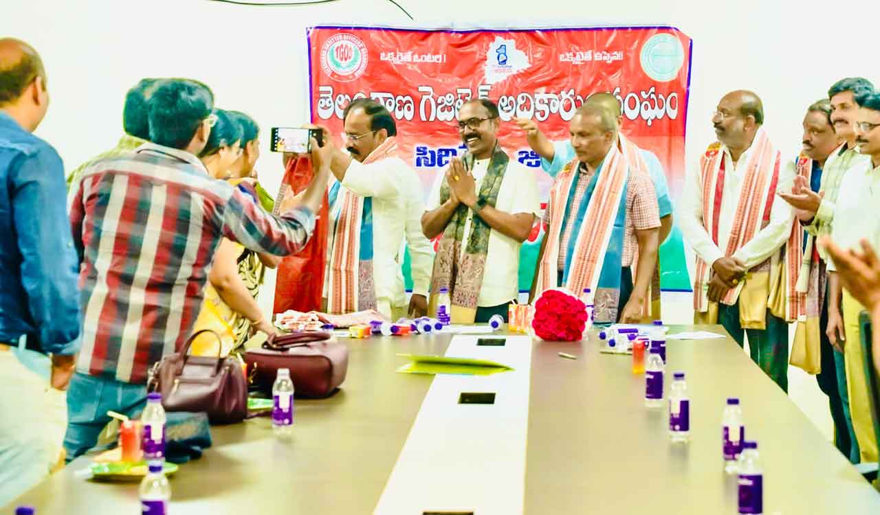 Chennu Srinivas Rao elected as Gazetted Employees Association Siddipet