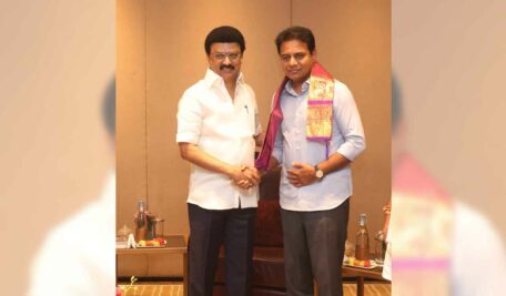 Stalin appreciates KT Rama Rao’s pitch for fair delimitation