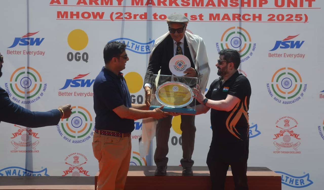 Telangana Rifle Association honors veteran shooters with Lifetime Achievement Award