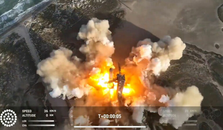 SpaceX's mammoth Starship rocket blasts off from Texas