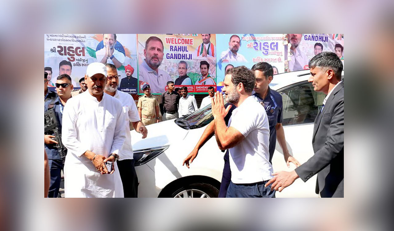 Rahul Gandhi visits Gujarat for Congress revival ahead of 2027 Assembly elections