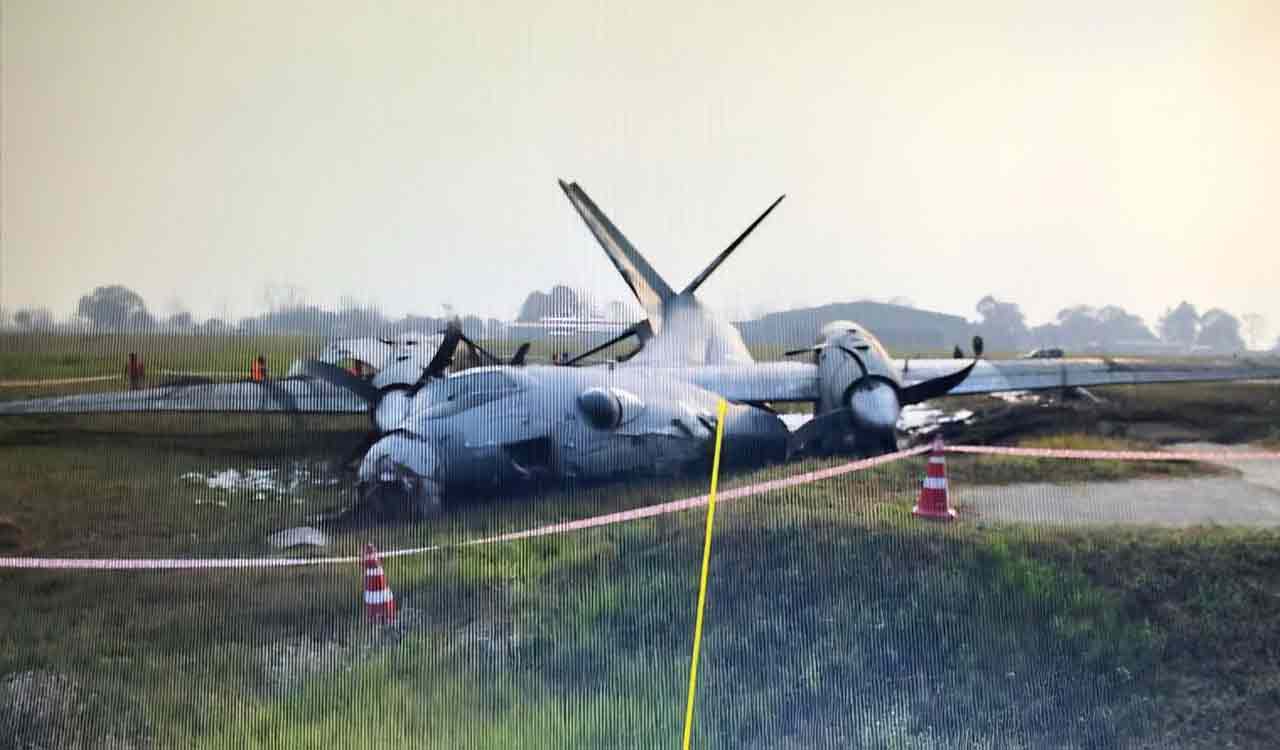 IAF transport plane overshoots runway at Bagdogra airport