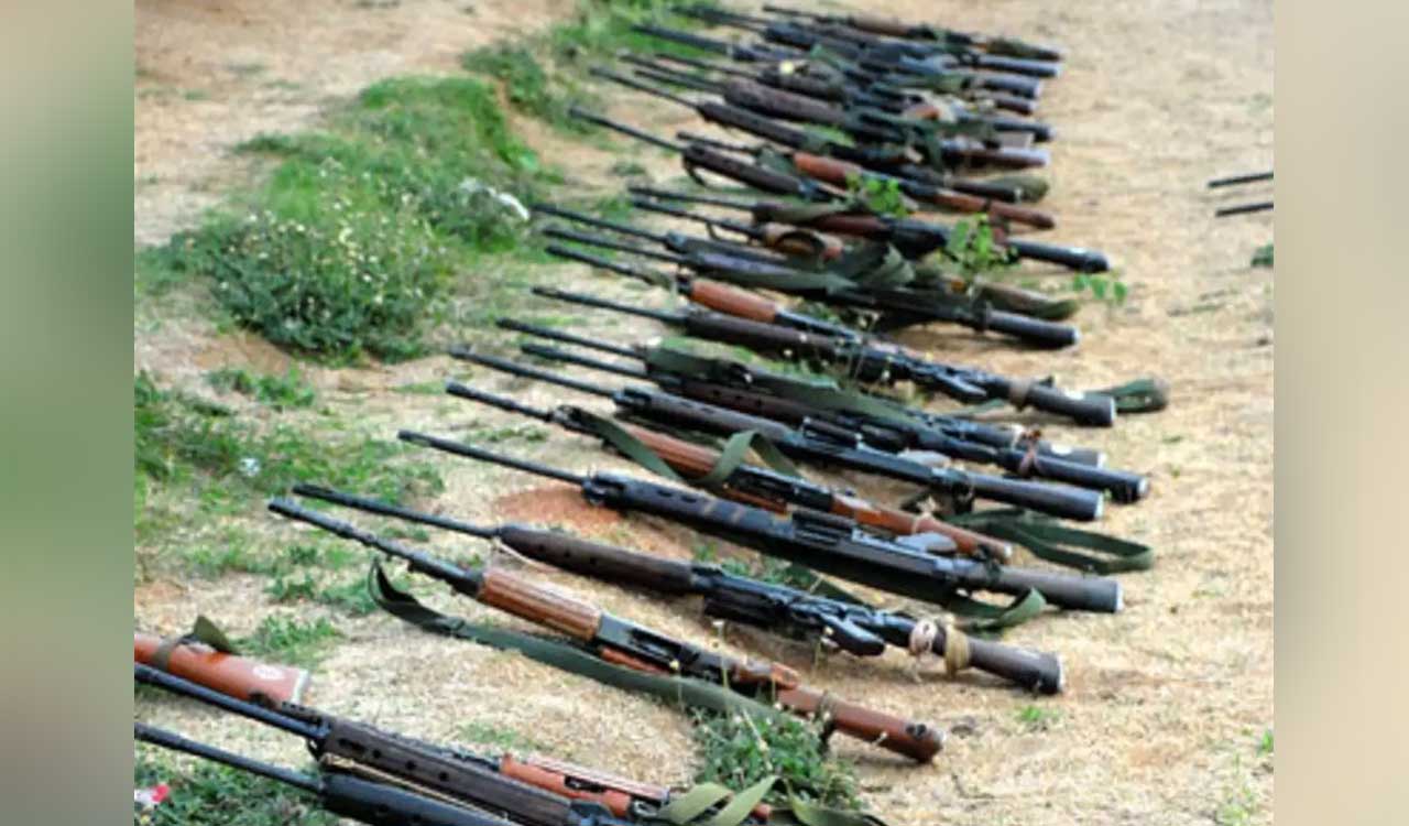 Security forces bust two Maoist dumps in Chhattisgarh