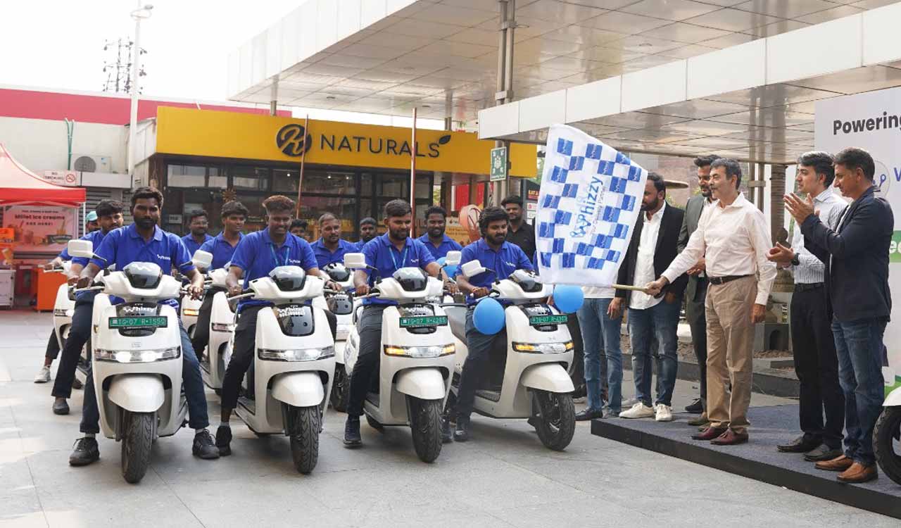 Whizzy Logistics accelerates Telangana’s green mobility vision with launch of 200 new EV bikes