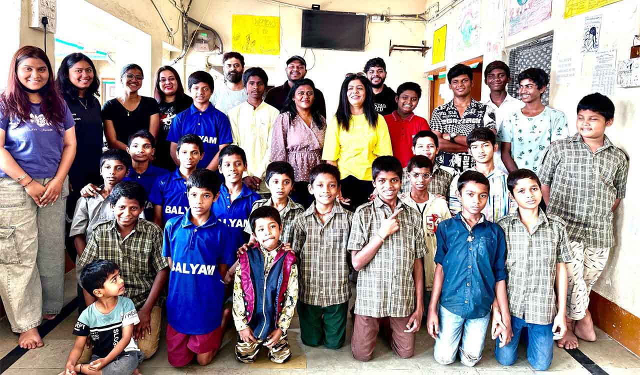 Hyderabad: Telangana women bikers ride to Bass Orphanage on Women’s Day