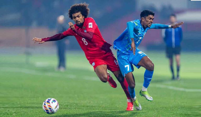 India held to a goalless draw by Bangladesh in AFC Asian Cup 2027 Qualifier Final Round