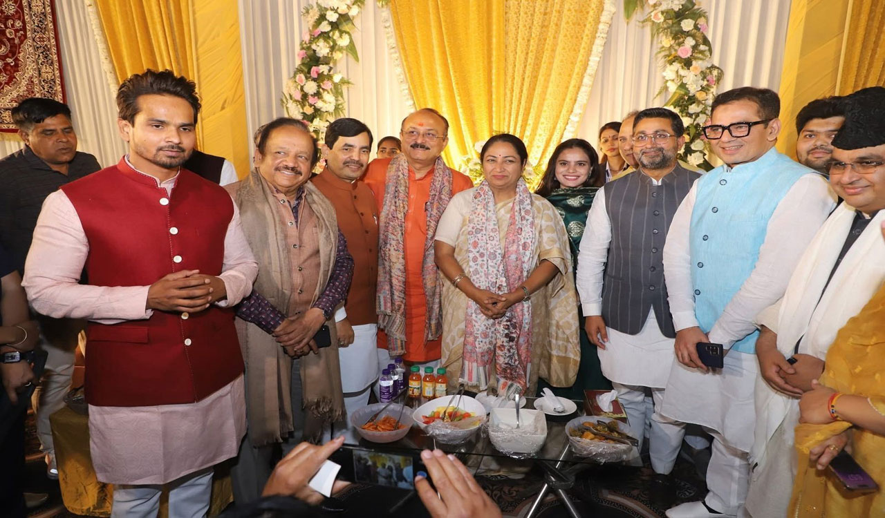 Distinguished guests take part in Iftar event held by Delhi BJP Minority Morcha