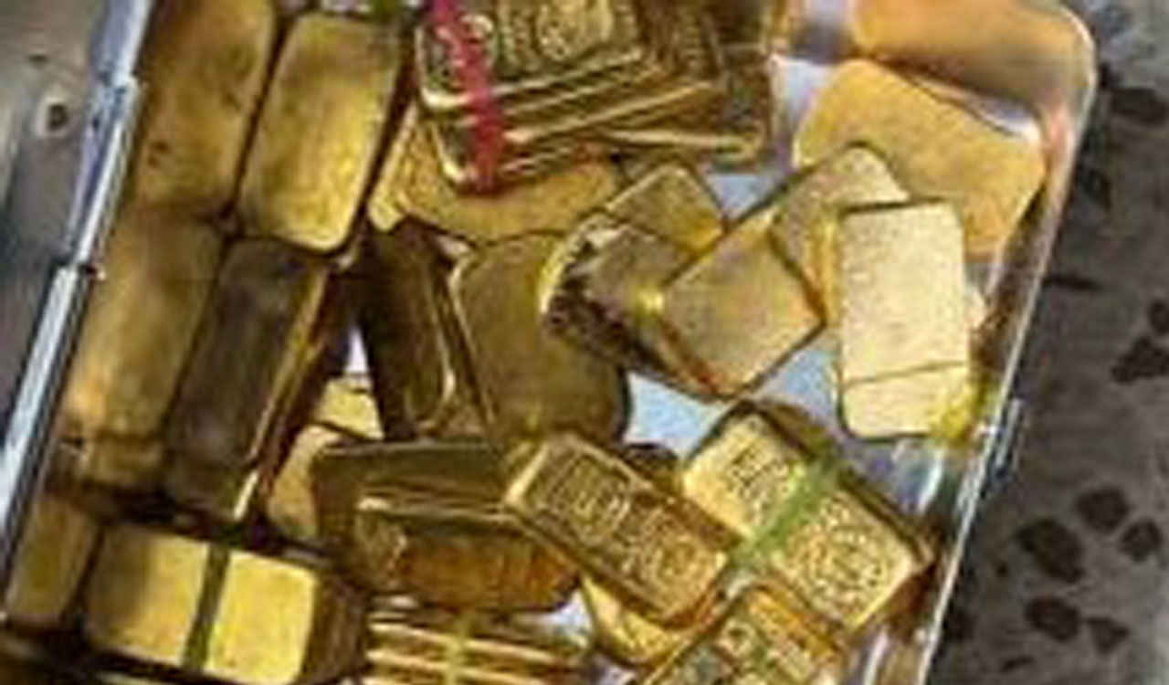 Gujarat ATS, DRI seize around 90 kg gold in Ahmedabad Raid-Telangana Today