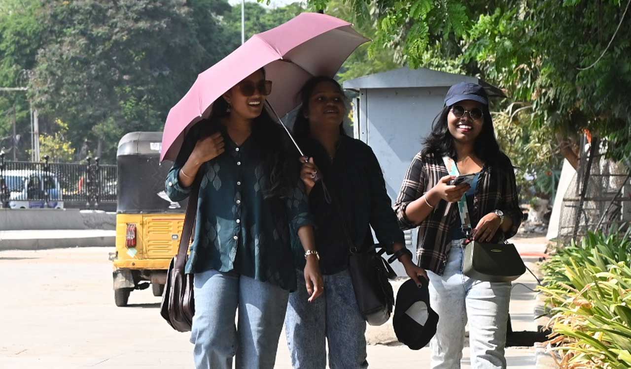 Hyderabad experiences intense heat; thunder storms from April 3 