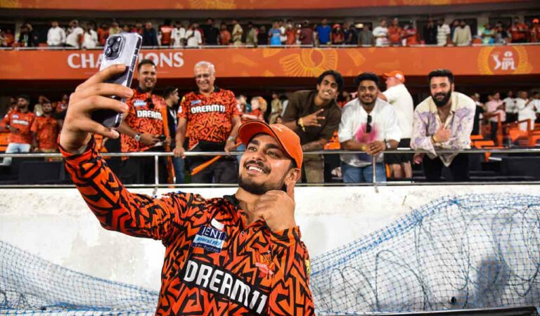 Flying kiss was for loved ones, century dedicated to family and fans: Ishan Kishan