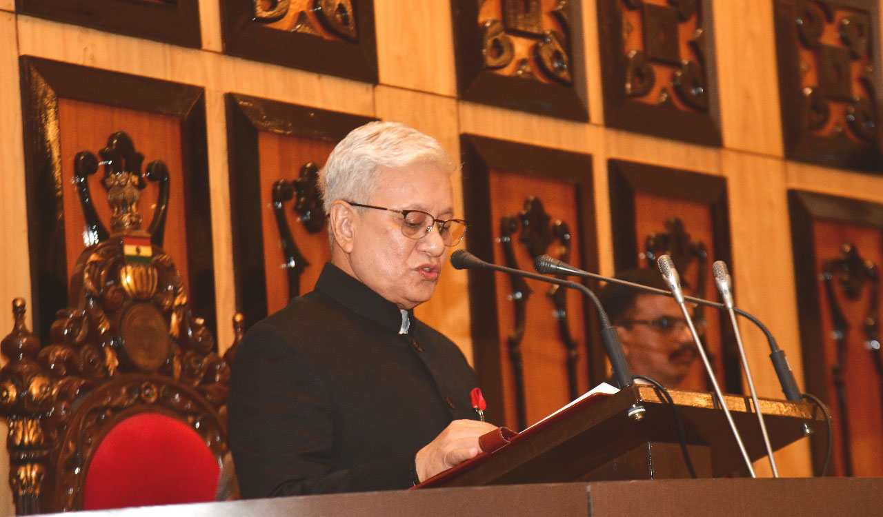 Governor Jishnu Dev Varma outlines Congress govt’s plans in his Assembly speech