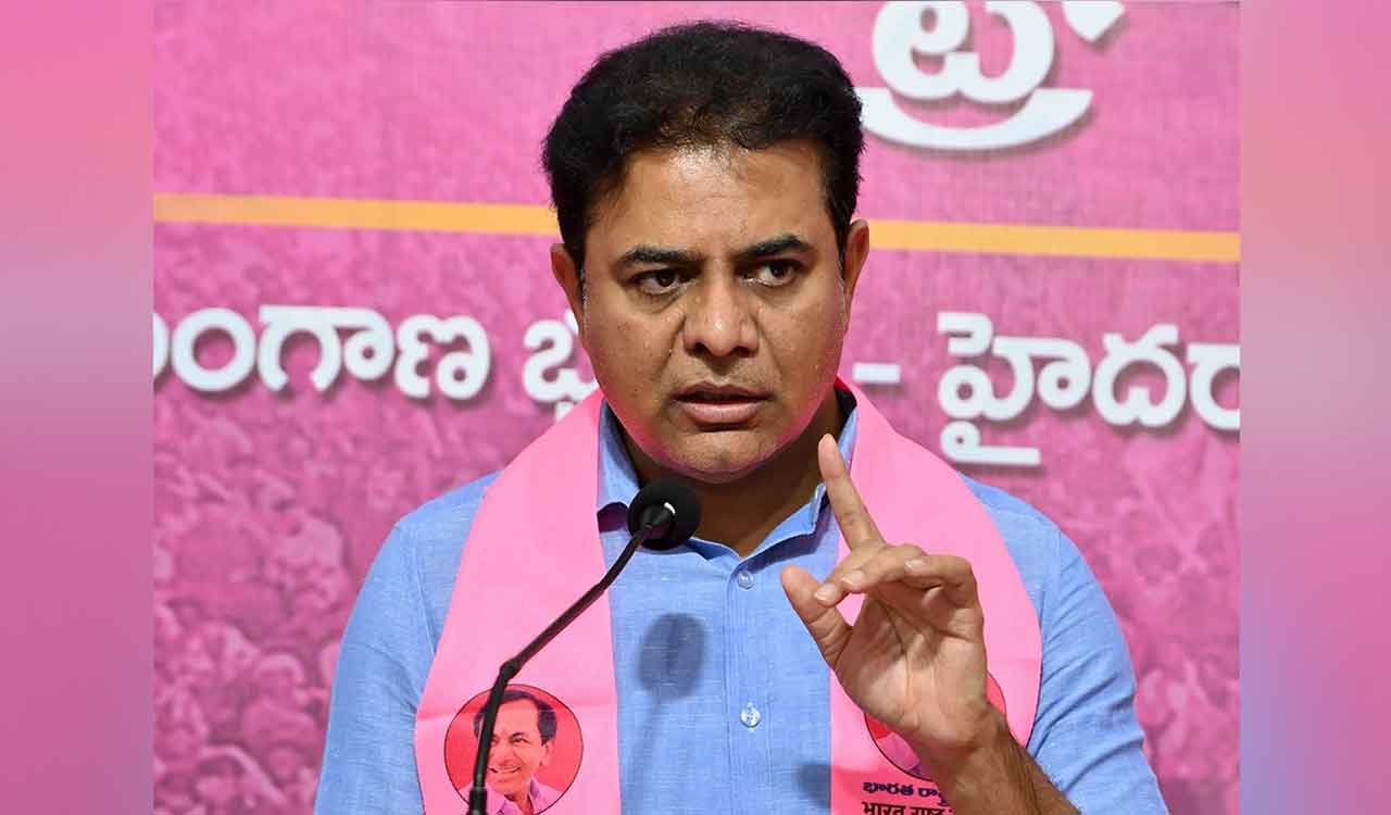 K T Rama Rao vows to intensify protests against failures of Congress ...