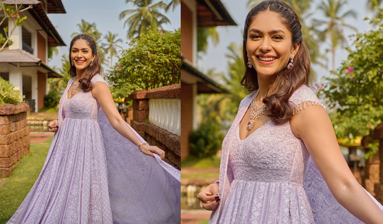 Mrunal Thakur showcases her ‘classic charm with a desi twist’