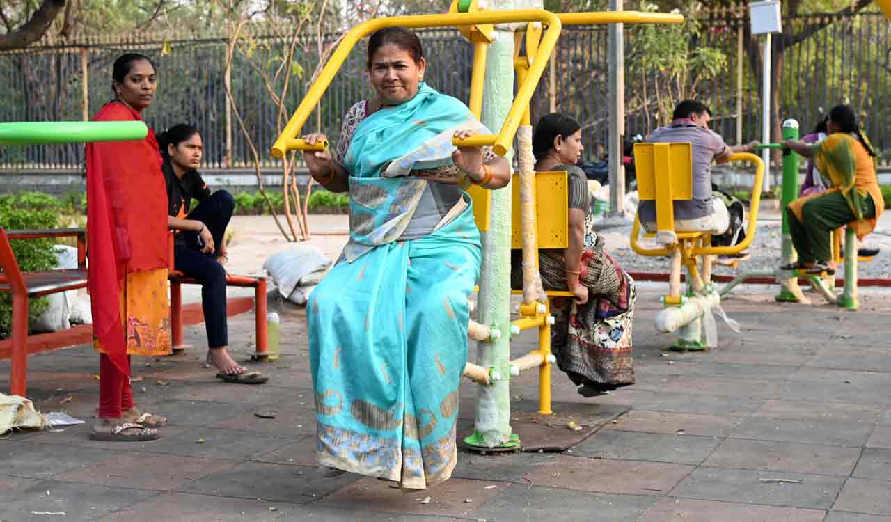 Open air gyms a big hit in Hyderabad’s parks and colonies