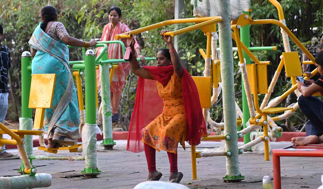 Open air gyms a big hit in Hyderabad’s parks and colonies