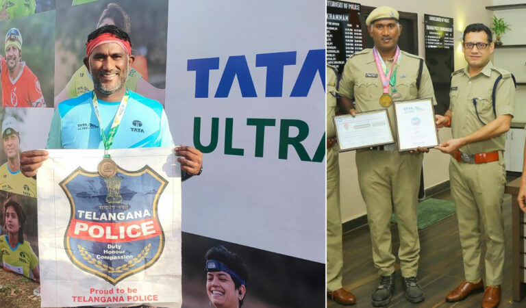 Nine years, 300 marathons: Khammam cop Pilli Raju lives for marathons