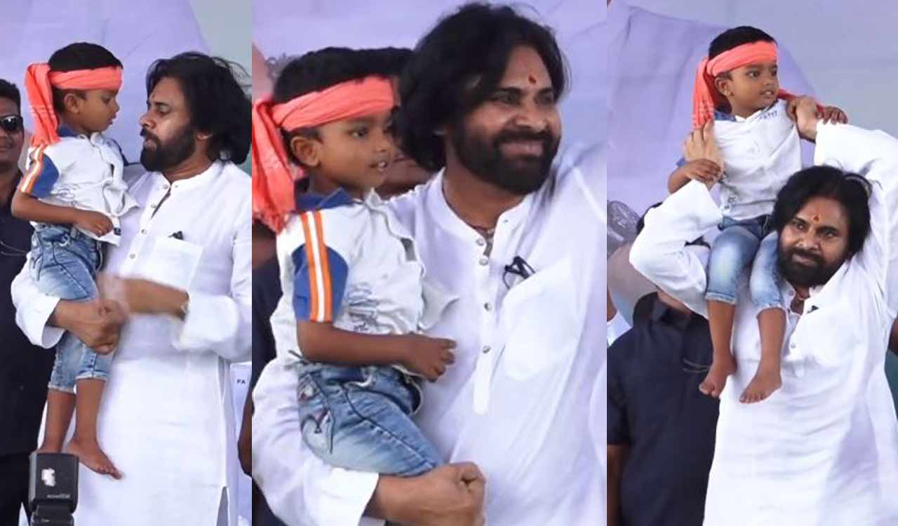 Watch: Pawan Kalyan’s adorable moment with a child goes viral