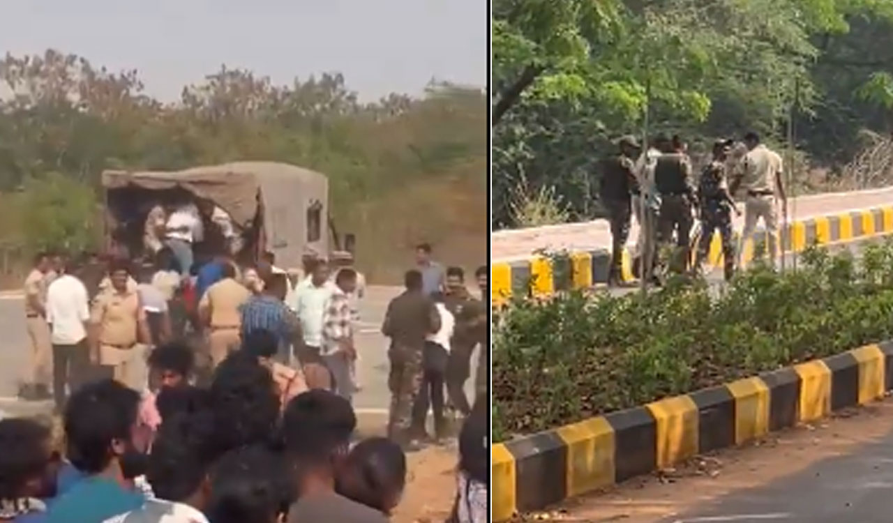Hyderabad: Tension on UoH campus as bulldozers arrive to clear Kancha Gachibowli forest area