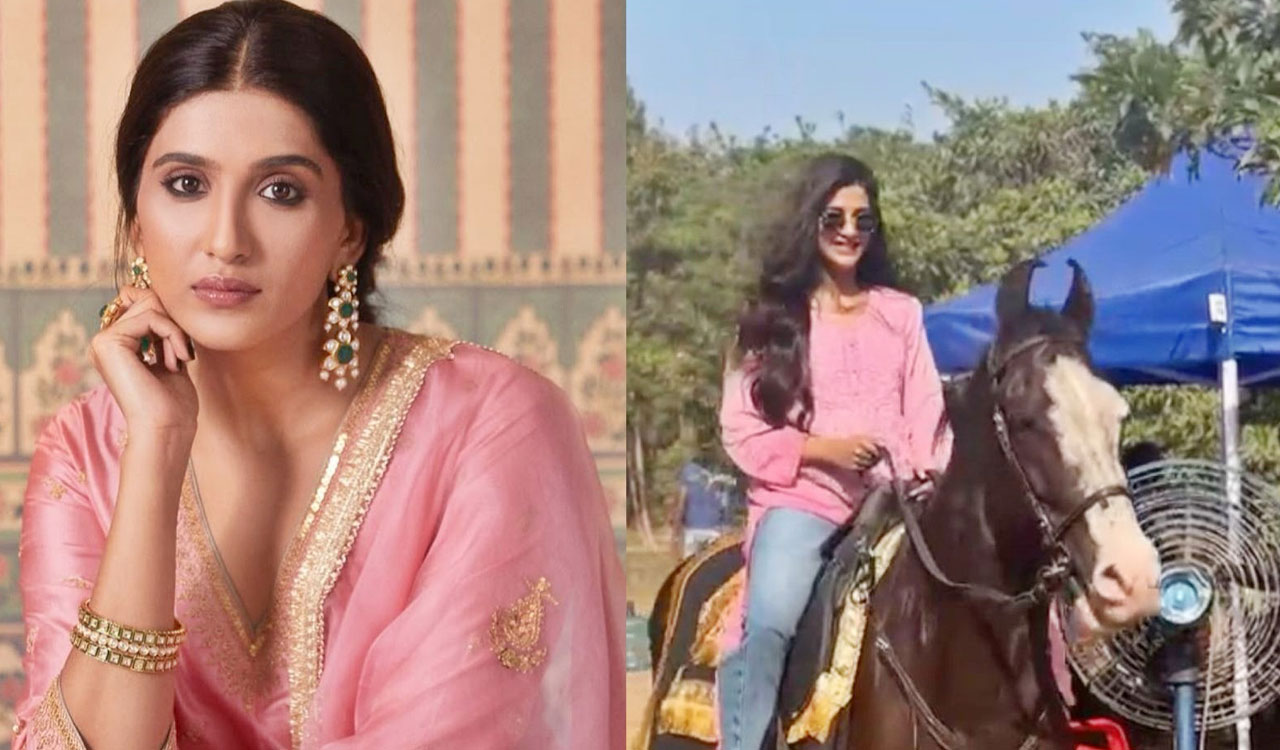 Nimrit Kaur Ahluwalia takes up horse riding to prep for ‘Shaunki Sardar’