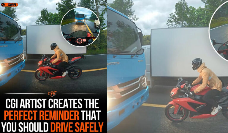 To raise awareness about road safety, CGI artist Majid Mousavi created a powerful video using advanced visual effects.