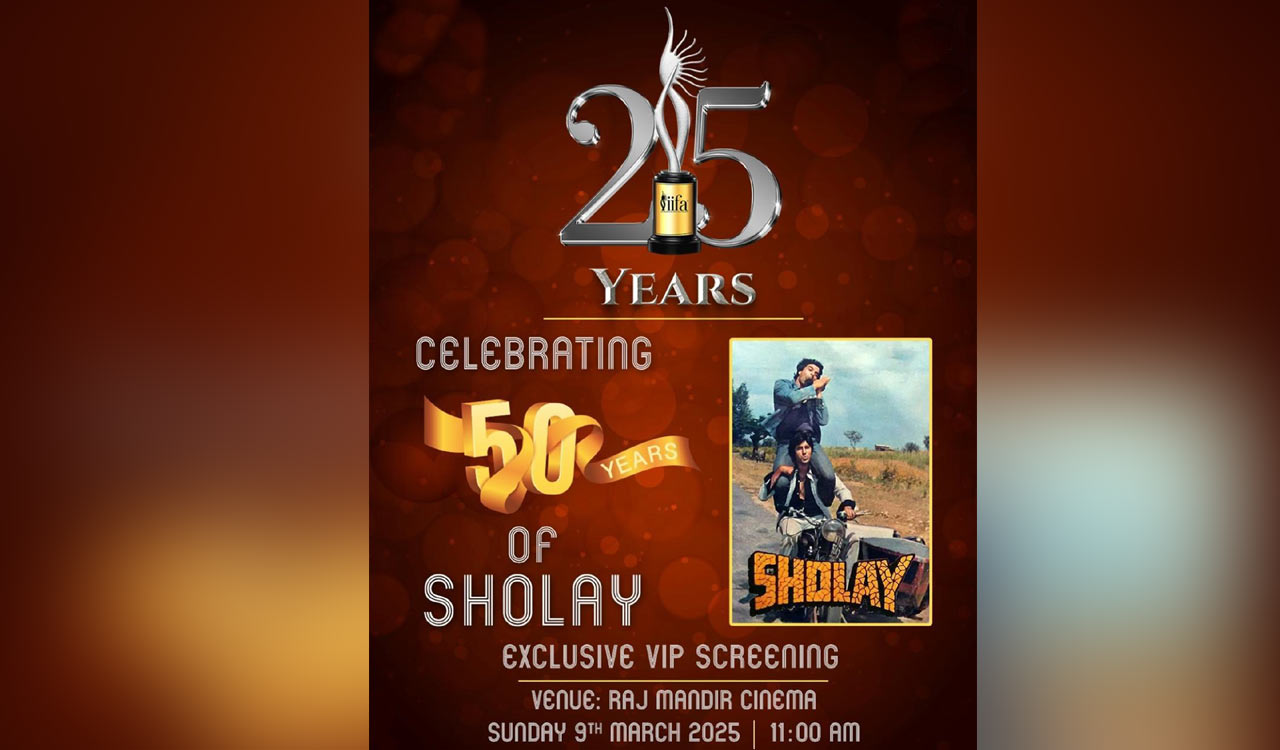 IIFA 2025 to celebrate 50 years of ‘Sholay’ with special tribute at Raj Mandir Cinema