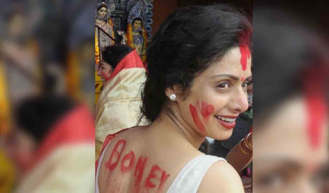 Boney Kapoor shares picture of late wife Sridevi’: ‘Holi was happiest’