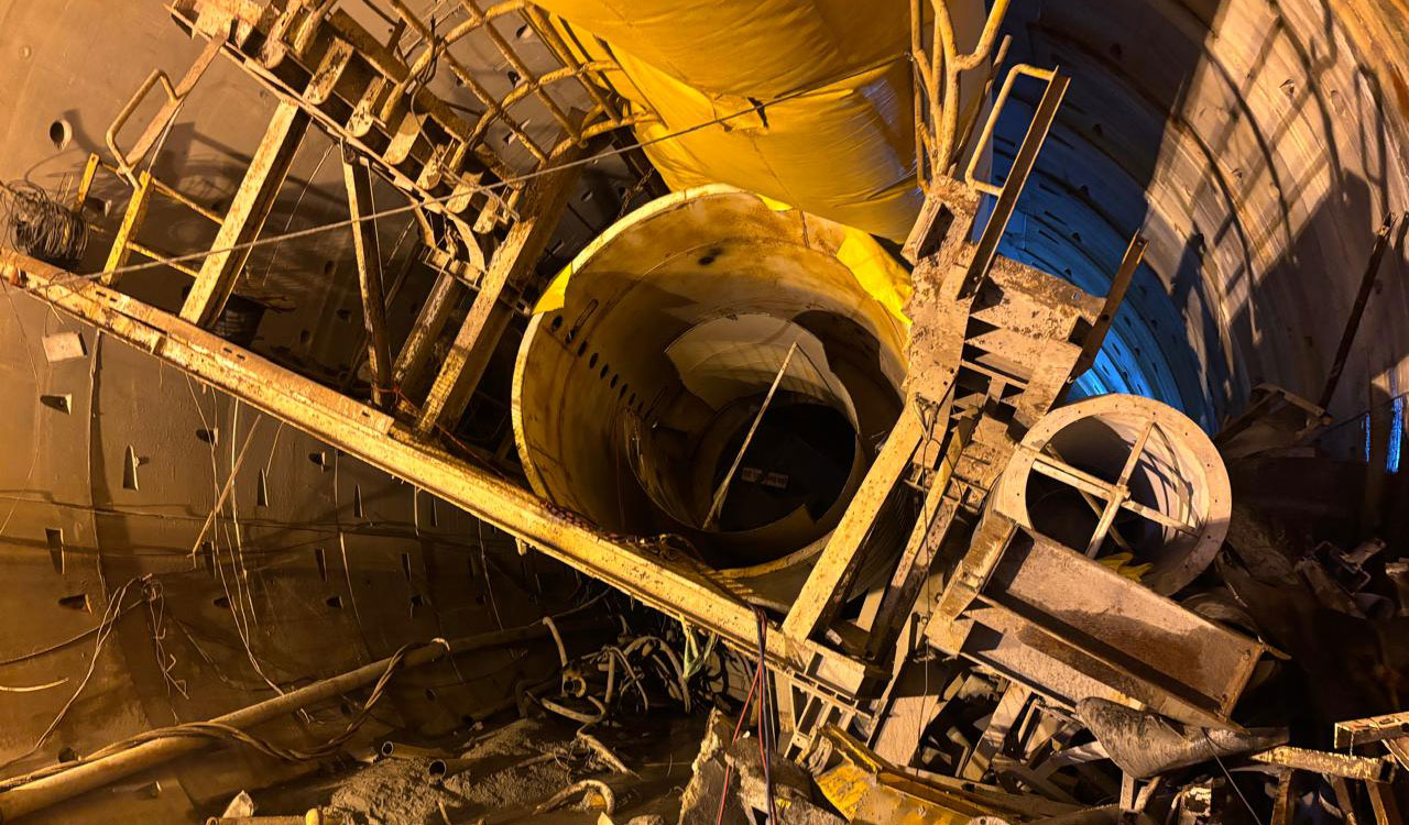 SLBC Tunnel Collapse: Damaged conveyor belt made operational