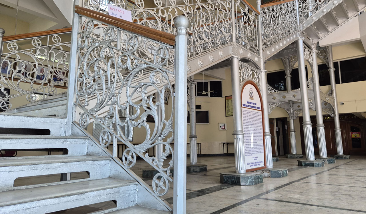 ‘108’ year-old staircase remains testament to modern developments at Gandhi Hospital